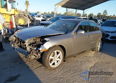 2004 Infiniti G35 z USA, uszkodzony, nr VIN JNKCV51E84M107218